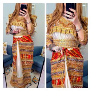 🌺Robe kabyle 🌺taille unique 38 à 40/42