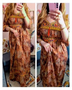 🌺Robe kabyle 🌺taille unique 38 à 40/42