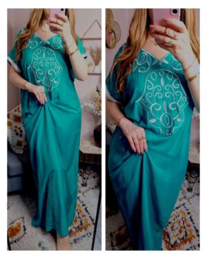 🌺robe d'intérieure🌺 verte