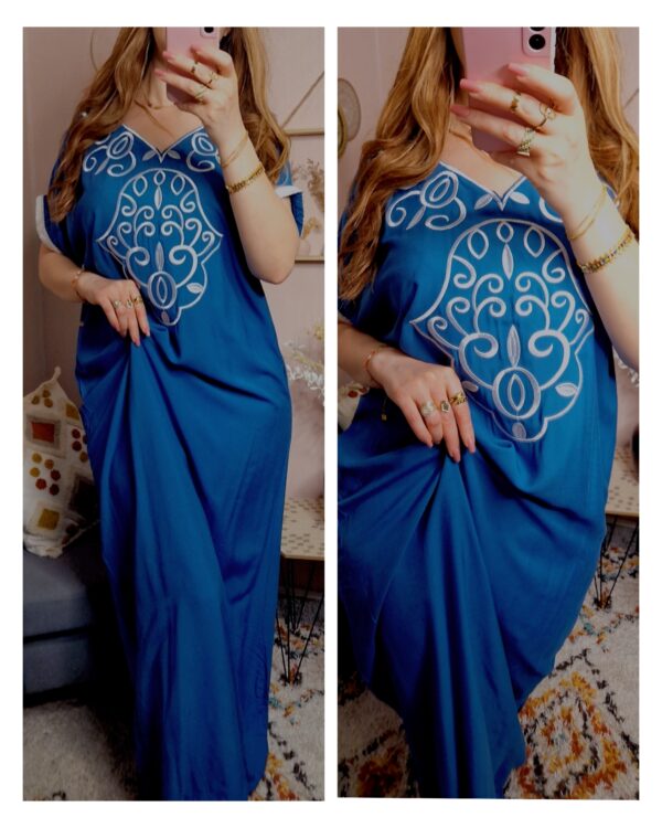 🌺robe d'intérieure🌺bleu canard