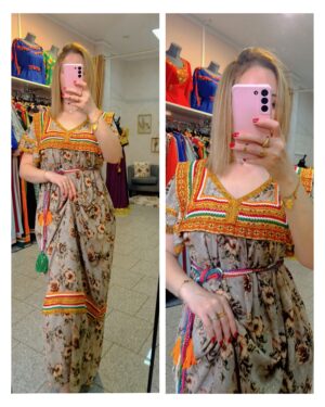🌺Robe kabyle 🌺taille unique 38 à 40/42
