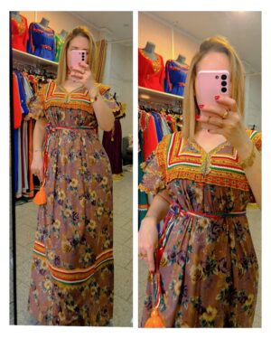 🌺Robe kabyle 🌺taille unique 38 à 40/42
