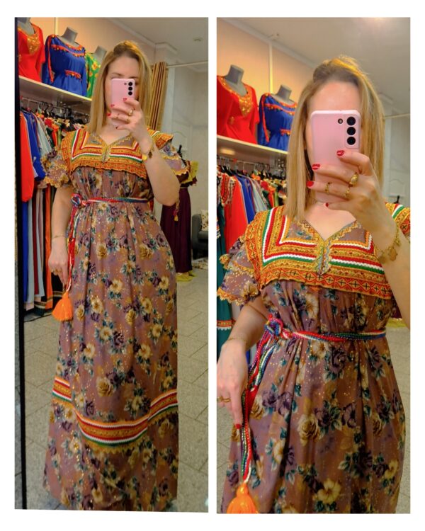 🌺Robe kabyle 🌺taille unique 38 à 40/42