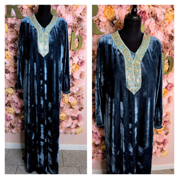 🌺Robe velours 🌺 grise