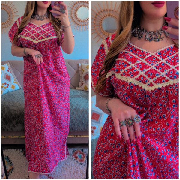 Robe kabyle 38 à 44 rouge